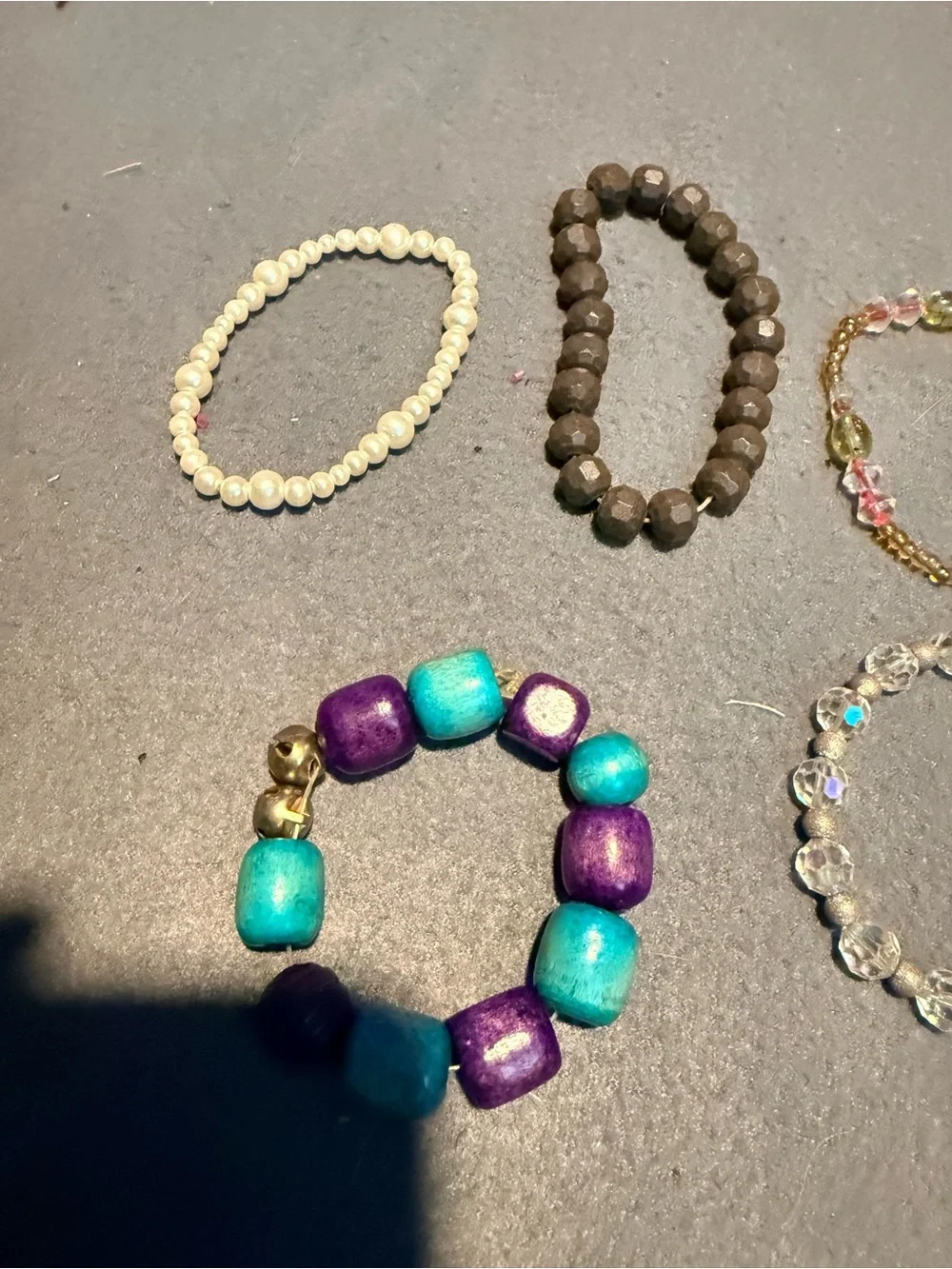 Colorful Beaded Stretch Bracelet - Multicolor